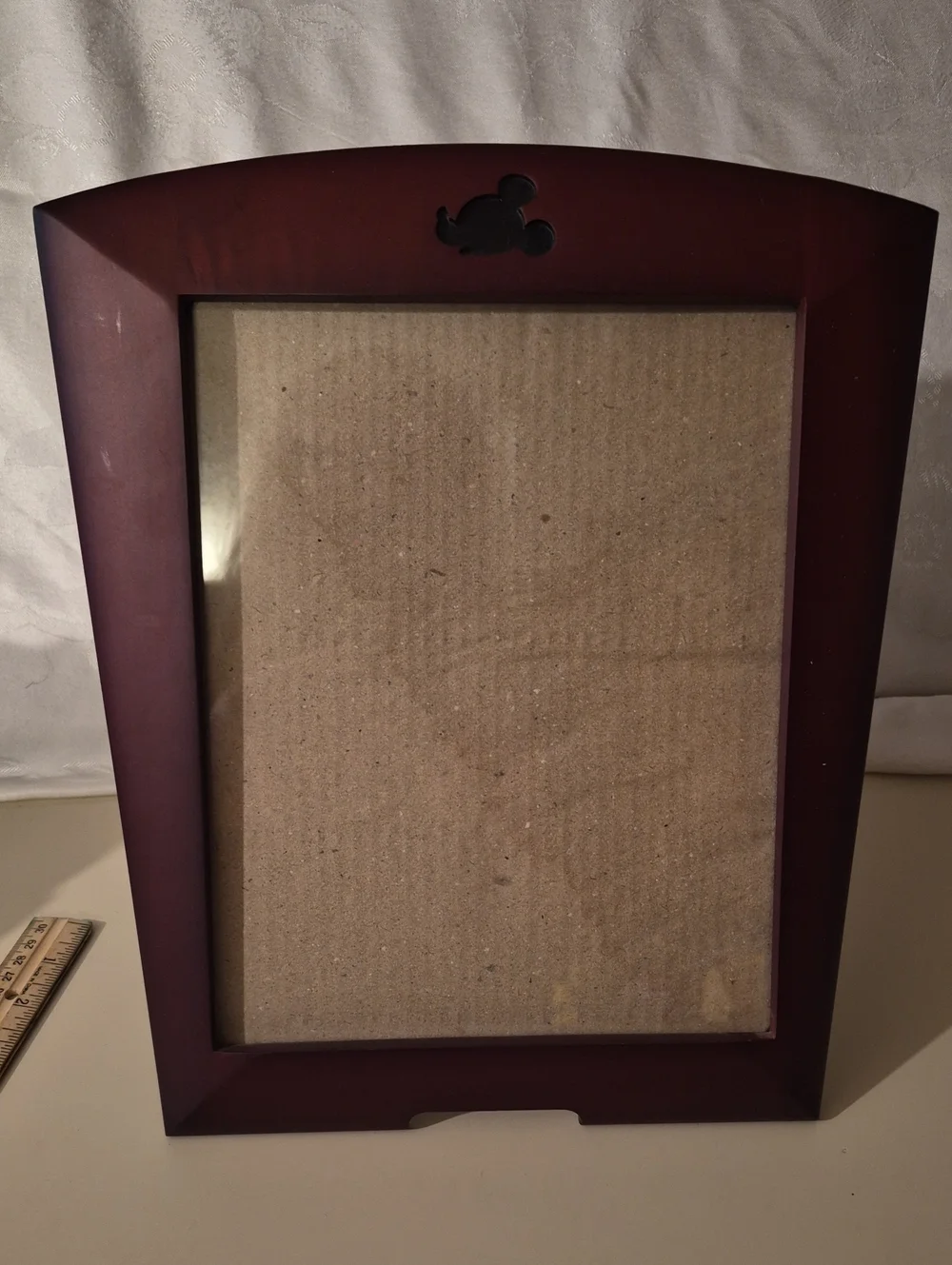 Disney 8 X 10 Picture Frame in Deep Mahogany with Mickey Accent